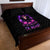 Purple Skull Quilt Bed Set I Talk I Smile But Be Carefull When I SIlent - Wonder Print Shop
