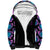 Purple Skull Sherpa Hoodie I Talk I Smile But Be Carefull When I SIlent - Wonder Print Shop