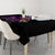 Purple Skull Tablecloth I Talk I Smile But Be Carefull When I SIlent - Wonder Print Shop