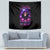 Purple Skull Tapestry I Talk I Smile But Be Carefull When I SIlent - Wonder Print Shop