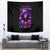Purple Skull Tapestry I Talk I Smile But Be Carefull When I SIlent - Wonder Print Shop