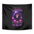 Purple Skull Tapestry I Talk I Smile But Be Carefull When I SIlent - Wonder Print Shop