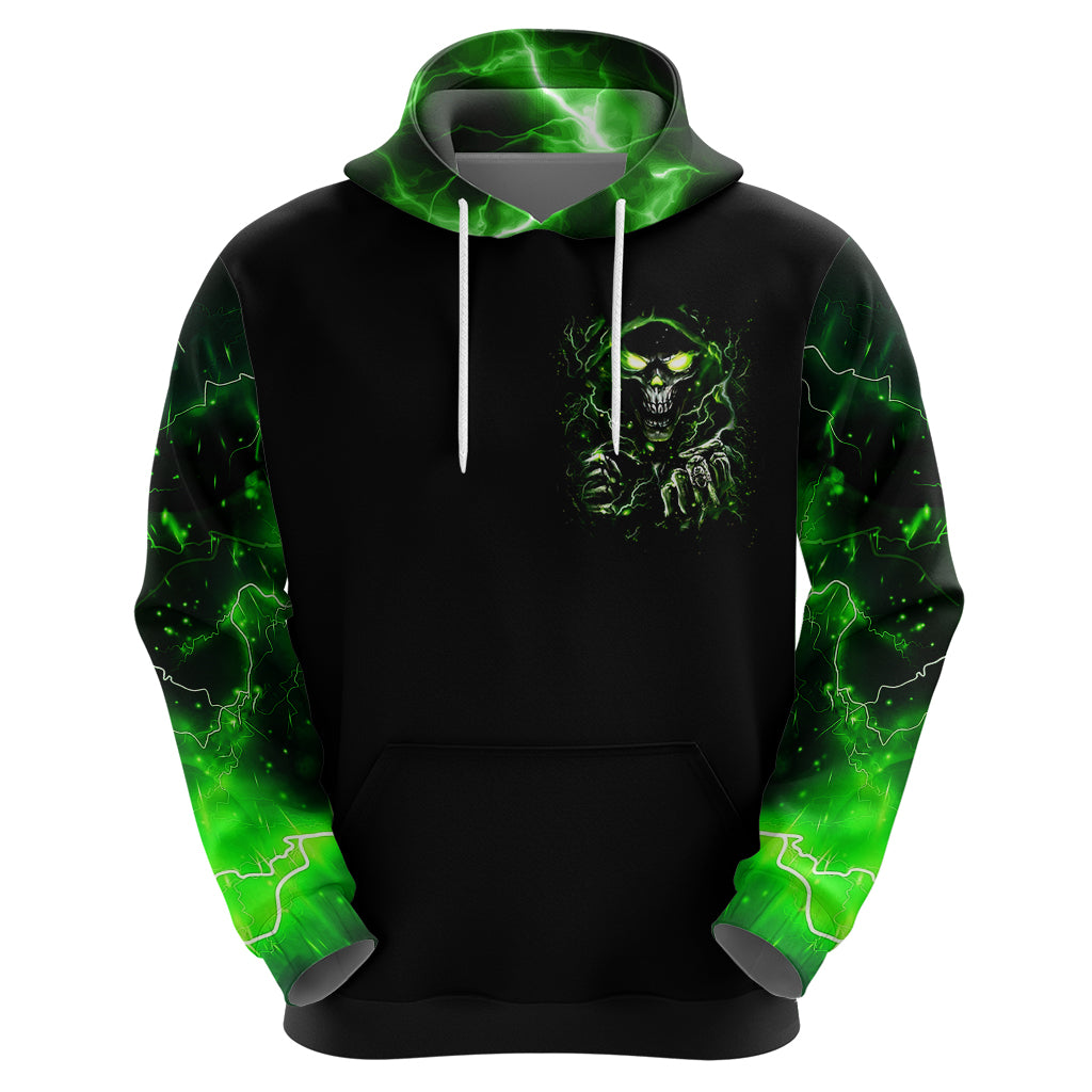Thunder Skull Hoodie If Karma Don't Hit You Trust Me I Will - Wonder Print Shop