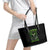 Thunder Skull Leather Tote Bag If Karma Don't Hit You Trust Me I Will - Wonder Print Shop