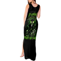 Thunder Skull Tank Maxi Dress If Karma Don't Hit You Trust Me I Will - Wonder Print Shop