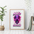 Lighting Skull Canvas Wall Art i'm A Grumpy Old Lady Don't Ask Stupid - Wonder Print Shop