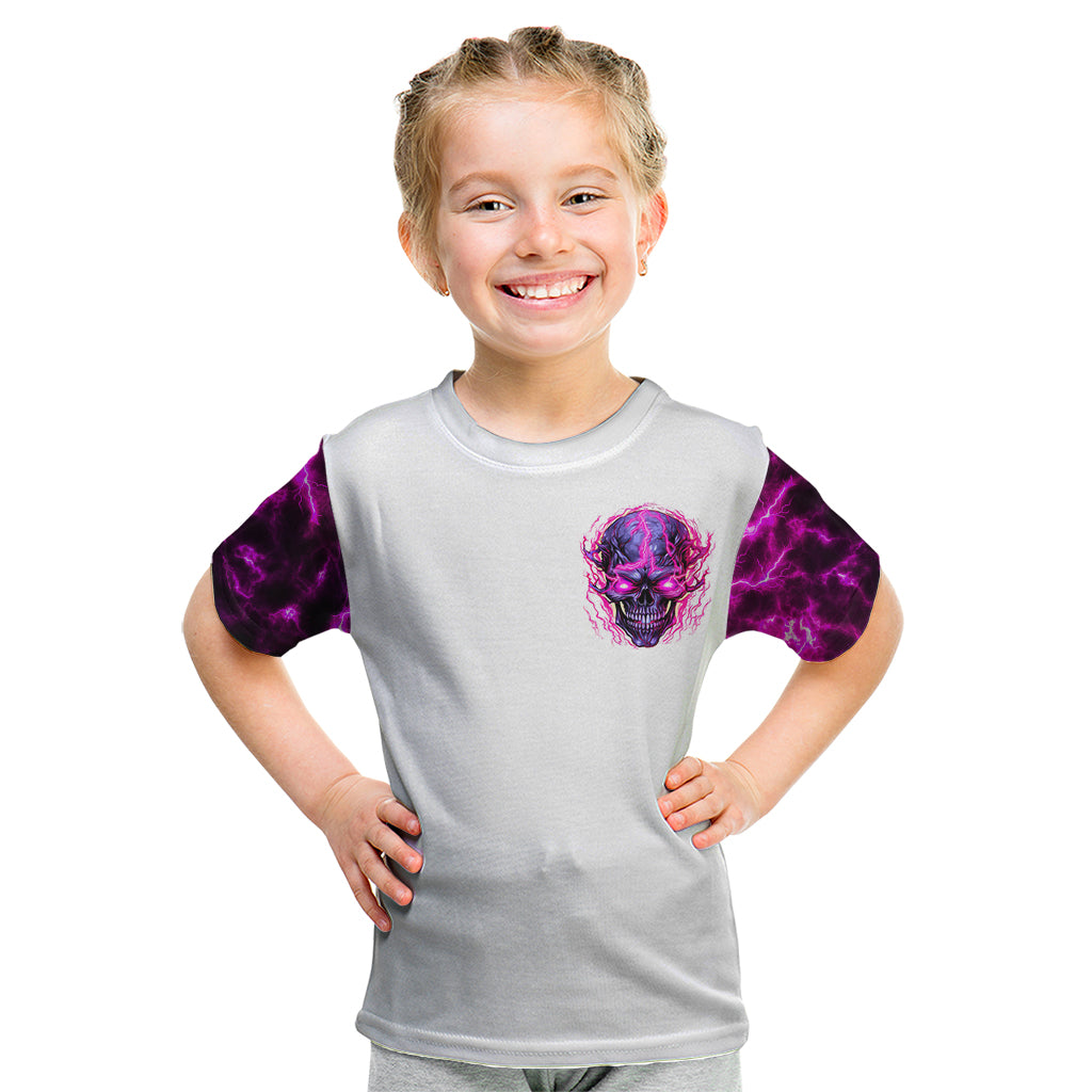 Lighting Skull Kid T Shirt i'm A Grumpy Old Lady Don't Ask Stupid - Wonder Print Shop