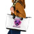 Lighting Skull Leather Tote Bag i'm A Grumpy Old Lady Don't Ask Stupid - Wonder Print Shop