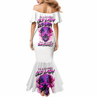 Lighting Skull Mermaid Dress i'm A Grumpy Old Lady Don't Ask Stupid - Wonder Print Shop