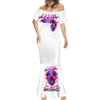 Lighting Skull Mermaid Dress i'm A Grumpy Old Lady Don't Ask Stupid - Wonder Print Shop