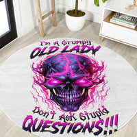lighting-skull-round-carpet-im-a-grumpy-old-lady-dont-ask-stupid
