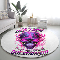 lighting-skull-round-carpet-im-a-grumpy-old-lady-dont-ask-stupid