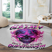 lighting-skull-round-carpet-im-a-grumpy-old-lady-dont-ask-stupid