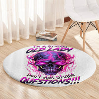 lighting-skull-round-carpet-im-a-grumpy-old-lady-dont-ask-stupid