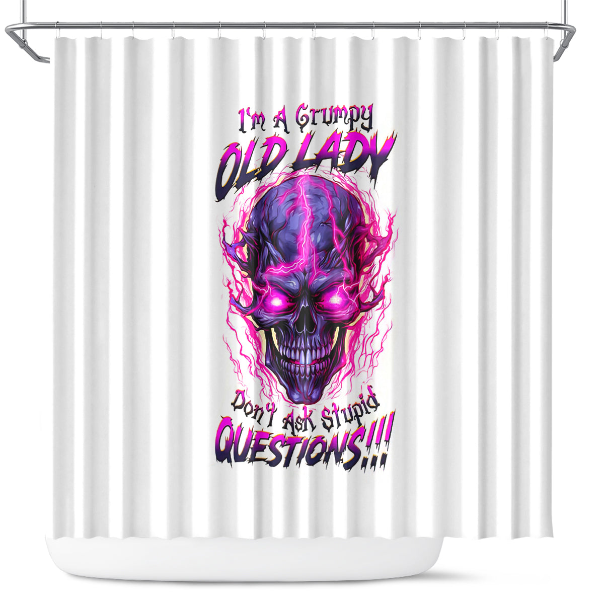 lighting-skull-shower-curtain-im-a-grumpy-old-lady-dont-ask-stupid