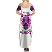 Lighting Skull Summer Maxi Dress i'm A Grumpy Old Lady Don't Ask Stupid - Wonder Print Shop