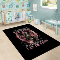 Angel Skull Area Rug She Whispered Back Iam The Storm - Wonder Print Shop