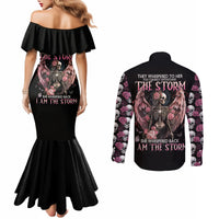 angel-skull-couples-matching-mermaid-dress-and-long-sleeve-button-shirts-she-whispered-back-iam-the-storm
