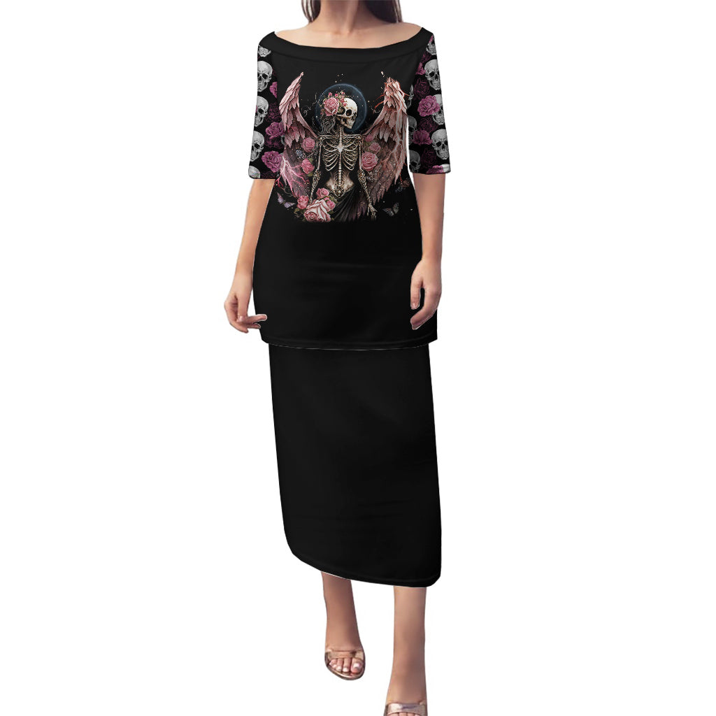 Angel Skull Puletasi She Whispered Back Iam The Storm - Wonder Print Shop