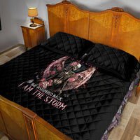 Angel Skull Quilt Bed Set She Whispered Back Iam The Storm - Wonder Print Shop