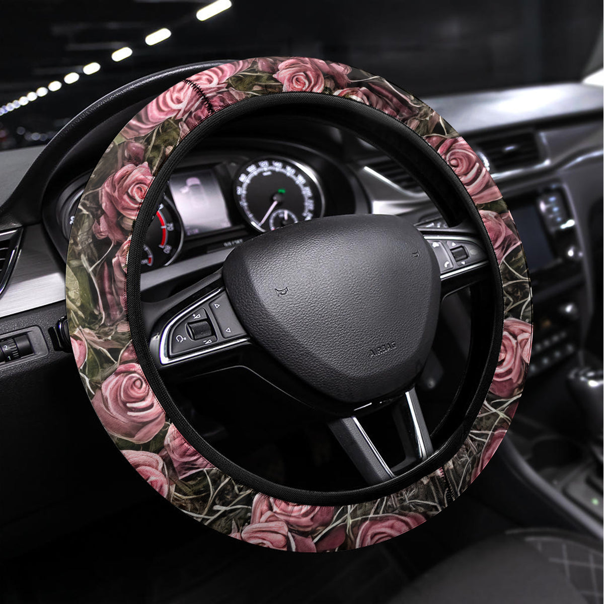 Angel Skull Steering Wheel Cover She Whispered Back Iam The Storm - Wonder Print Shop