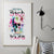 Watercolor Skull Canvas Wall Art Yes I'm Bitch But Not Your - Wonder Print Shop
