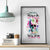Watercolor Skull Canvas Wall Art Yes I'm Bitch But Not Your - Wonder Print Shop