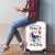Watercolor Skull Luggage Cover Yes I'm Bitch But Not Your - Wonder Print Shop