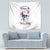 Watercolor Skull Tapestry Yes I'm Bitch But Not Your - Wonder Print Shop