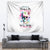 Watercolor Skull Tapestry Yes I'm Bitch But Not Your - Wonder Print Shop