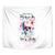 Watercolor Skull Tapestry Yes I'm Bitch But Not Your - Wonder Print Shop