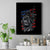 American Skull Canvas Wall Art In Gun We Trust - Wonder Print Shop