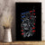 American Skull Canvas Wall Art In Gun We Trust - Wonder Print Shop