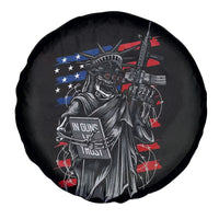 American Skull Spare Tire Cover In Gun We Trust - Wonder Print Shop