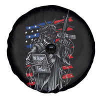 American Skull Spare Tire Cover In Gun We Trust - Wonder Print Shop