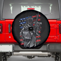 American Skull Spare Tire Cover In Gun We Trust - Wonder Print Shop