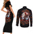 Fairy Skull Couples Matching Short Sleeve Bodycon Dress and Long Sleeve Button Shirts In Next Life I Want To Be The Karma Fairy - Wonder Print Shop