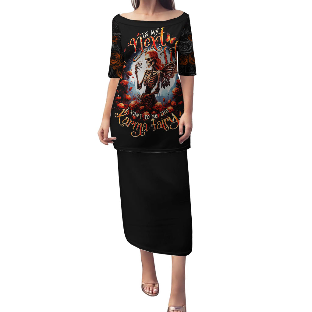 Fairy Skull Puletasi In Next Life I Want To Be The Karma Fairy - Wonder Print Shop