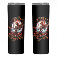 Fairy Skull Skinny Tumbler In Next Life I Want To Be The Karma Fairy - Wonder Print Shop