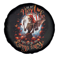 Fairy Skull Spare Tire Cover In Next Life I Want To Be The Karma Fairy - Wonder Print Shop