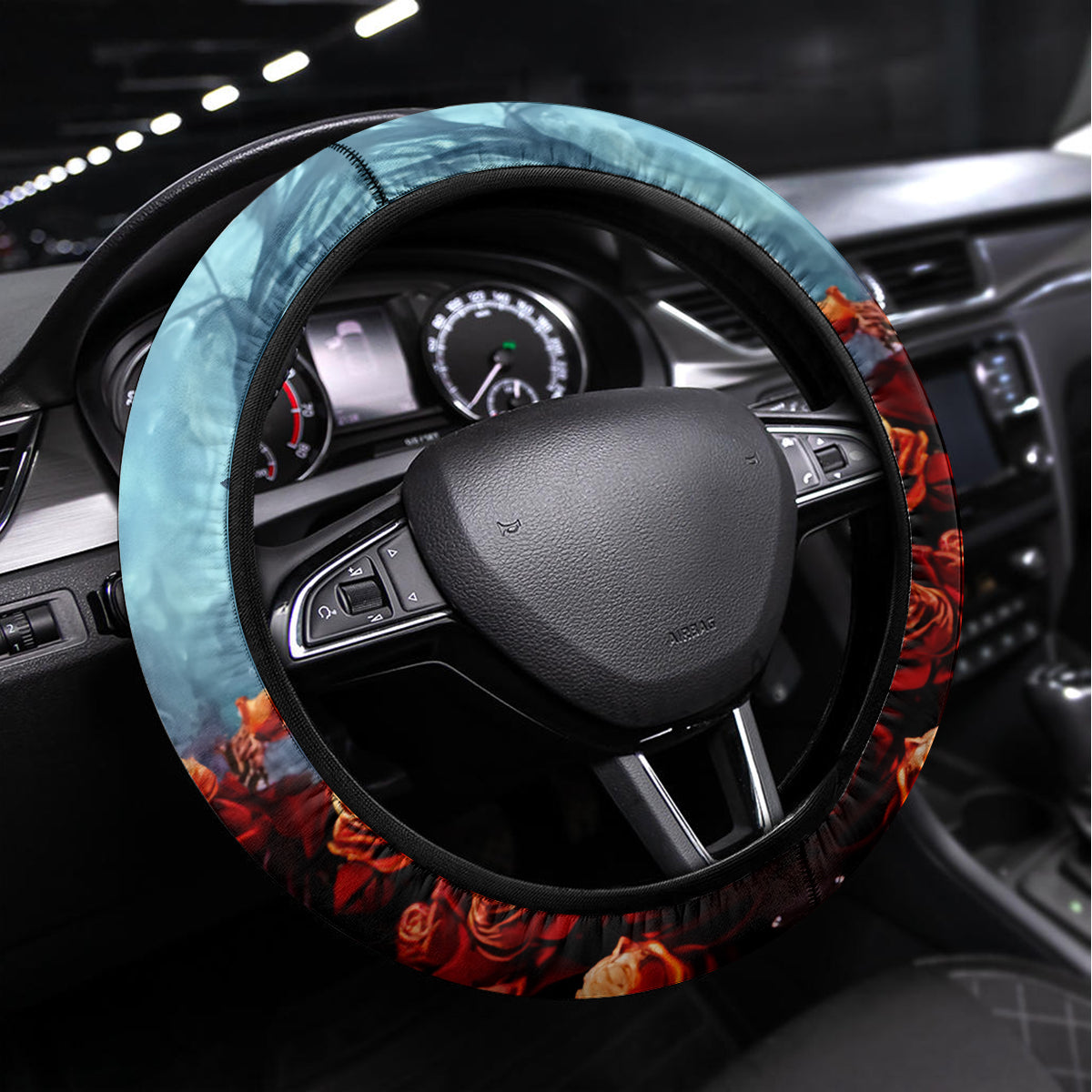 Fairy Skull Steering Wheel Cover In Next Life I Want To Be The Karma Fairy - Wonder Print Shop