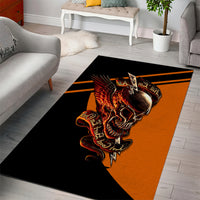 Wings Skull Area Rug Kill Them All - Wonder Print Shop