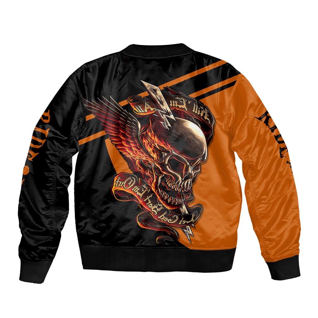 Wings Skull Bomber Jacket Kill Them All - Wonder Print Shop