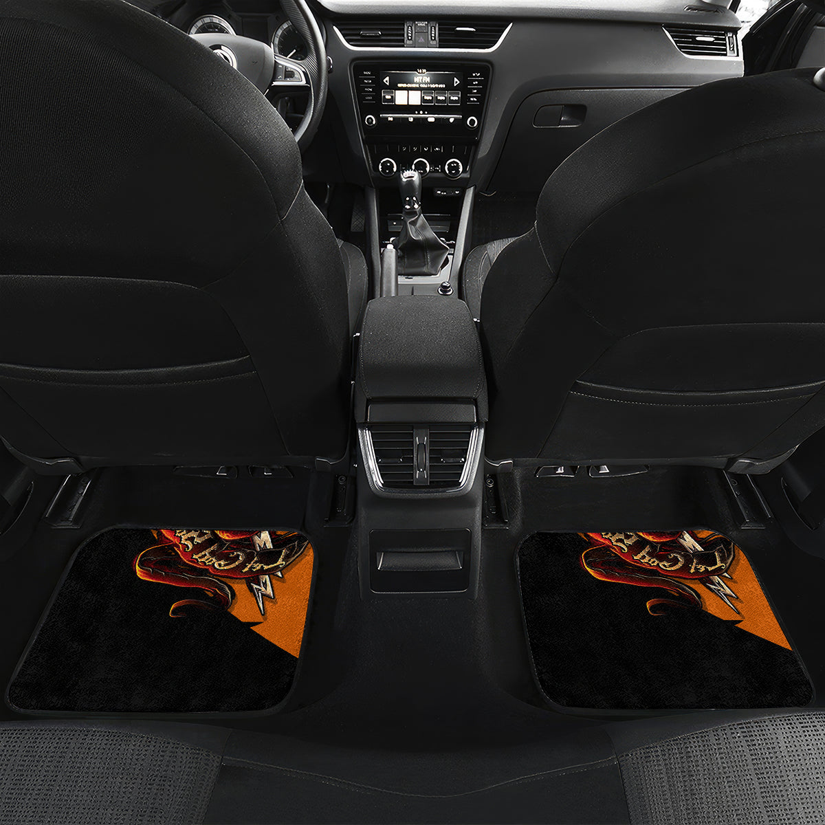 Wings Skull Car Mats Kill Them All - Wonder Print Shop