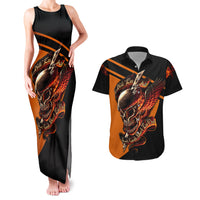 Wings Skull Couples Matching Tank Maxi Dress and Hawaiian Shirt Kill Them All - Wonder Print Shop