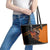 Wings Skull Leather Tote Bag Kill Them All - Wonder Print Shop