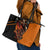 Wings Skull Leather Tote Bag Kill Them All - Wonder Print Shop