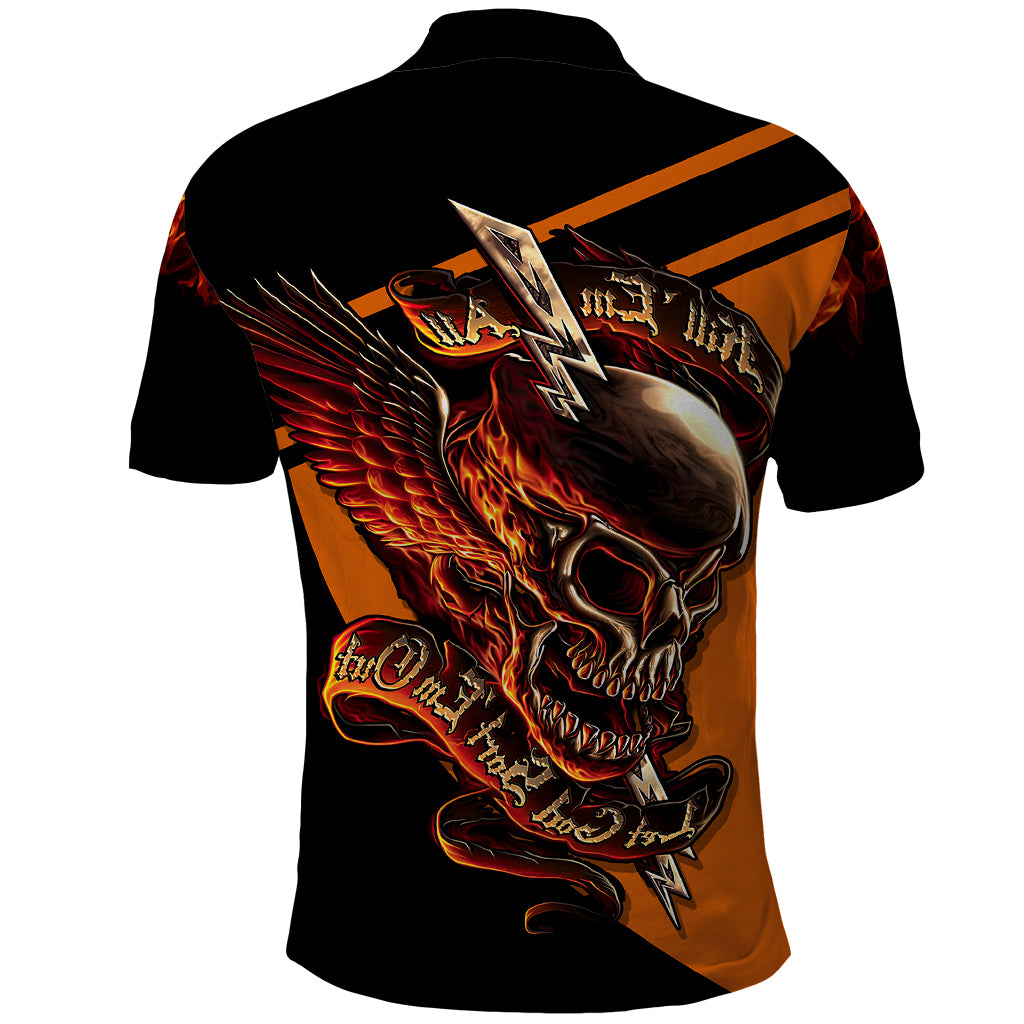 Wings Skull Polo Shirt Kill Them All - Wonder Print Shop