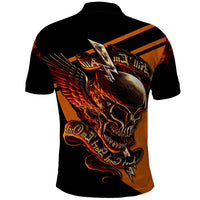 Wings Skull Polo Shirt Kill Them All - Wonder Print Shop