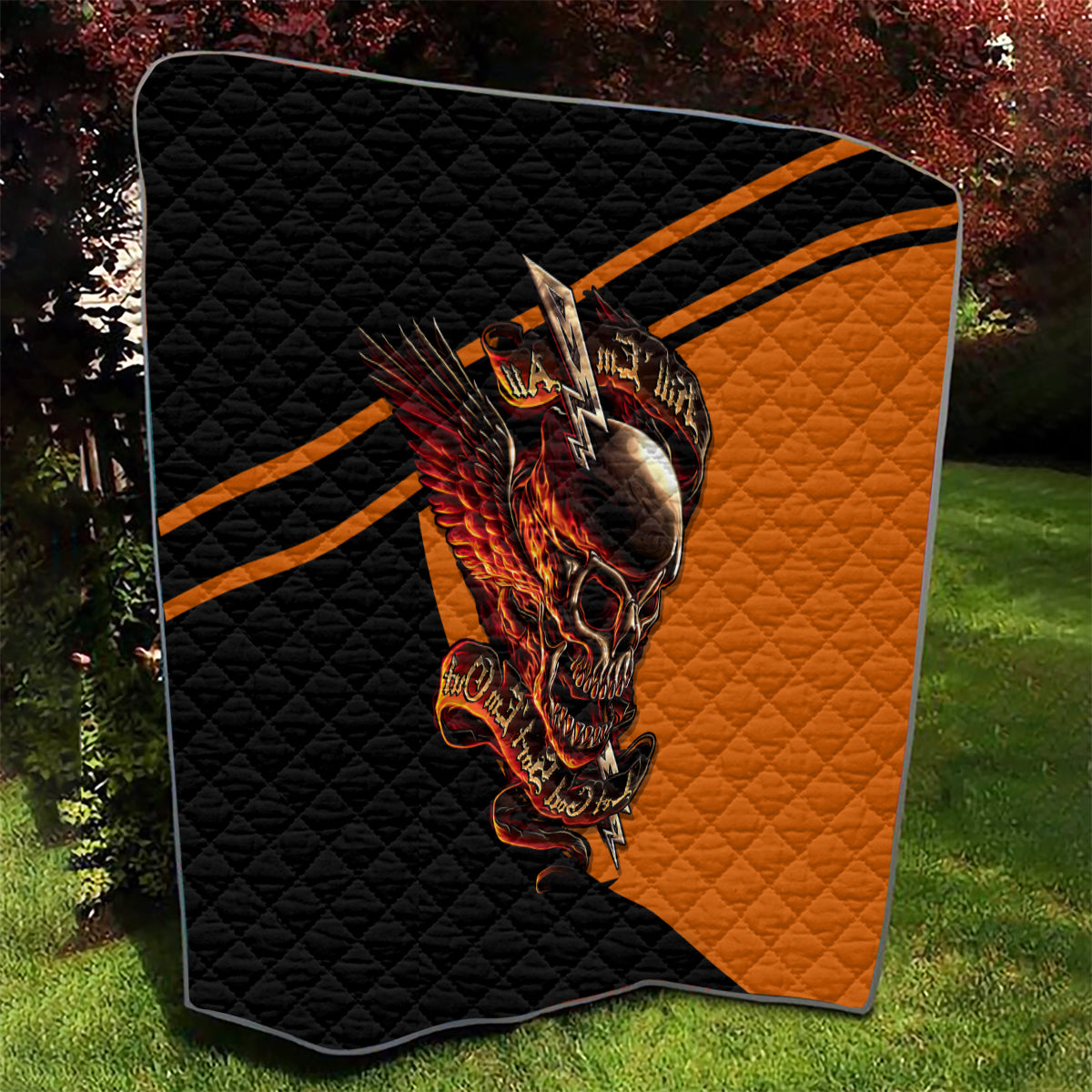 Wings Skull Quilt Kill Them All - Wonder Print Shop